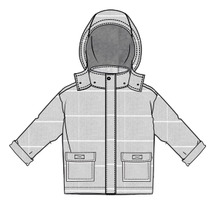 Patron ropa, Fashion sewing pattern, molde confeccion, patronesymoldes.com Jacket B 0007 BOYS Jackets